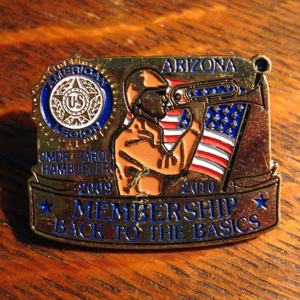 American Legion 2009 Arizona USA Flag Lapel Pin